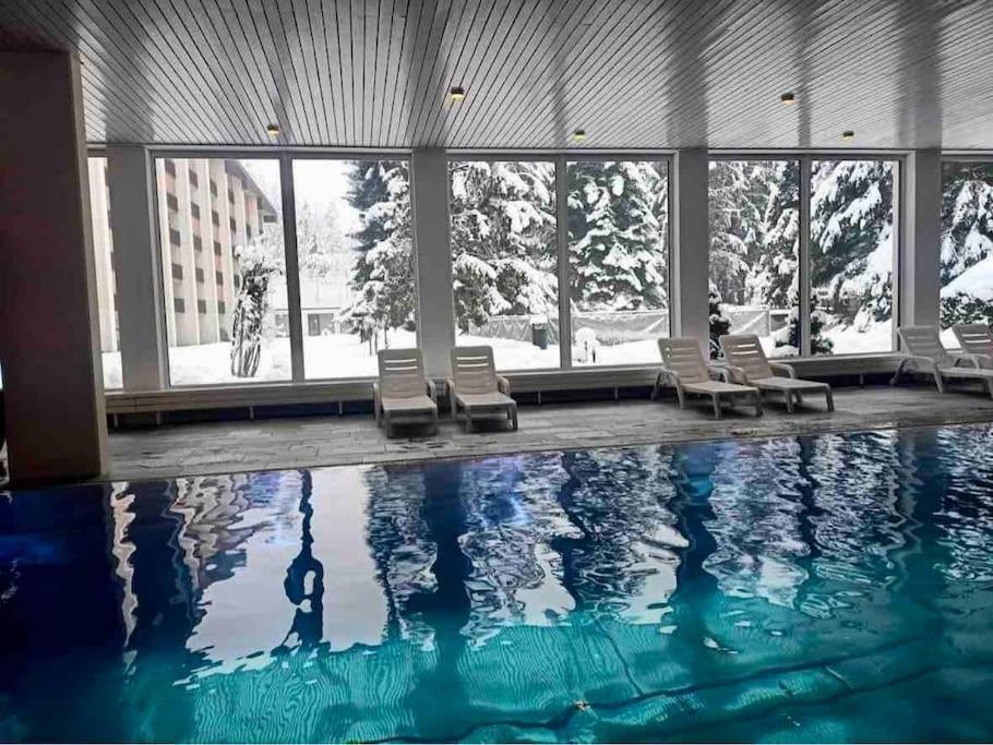 Modern Laax Apt, Swimming Pools, Wellness & Tennis Ngoại thất bức ảnh